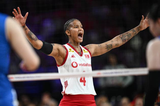 Turkiye v China - 2026 FIVB Volleyball Nations League ANKARA, TURKIYE - JUNE 21: Melissa Vargas (4 of Turkiye celebrate after scoring a point during the 2026 FIVB Volleyball Nations League (VNL) Week 2 match between Turkiye and China at the Ankara Sports Hall in Ankara, Turkiye on June 21, 2026. Akin Celiktas Anadolu Ankara Turkey. Editorial use only. Please get in touch for any other usage.  Copyright: x2026xAnadoluxAkinxCeliktasx