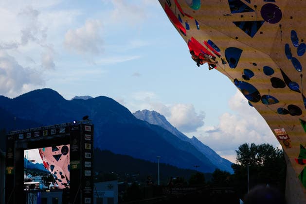 CLIMBING - World Climbing Series INNSBRUCK,AUSTRIA,21.JUN.26 - CLIMBING - World Climbing Series, lead. Image shows Jakob Schubert (AUT).  GEPAxpictures xMarkoxVulic