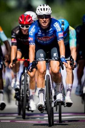 Belgian Jasper Philipsen of Alpecin-Premier Tech sprints to the finish of stage 5 of the Baloise Belgium Tour cycling race, 183,6km from Gingelom to Hoeilaart, on Sunday 21 June 2026. The Baloise Belgium Tour takes place from 17 to 21 June. JASPERxJACOBS  x178642234x