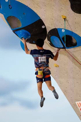 CLIMBING - World Climbing Series INNSBRUCK,AUSTRIA,21.JUN.26 - CLIMBING - World Climbing Series, lead. Image shows Neo Suzuki (JPN).  GEPAxpictures xMarkoxVulic