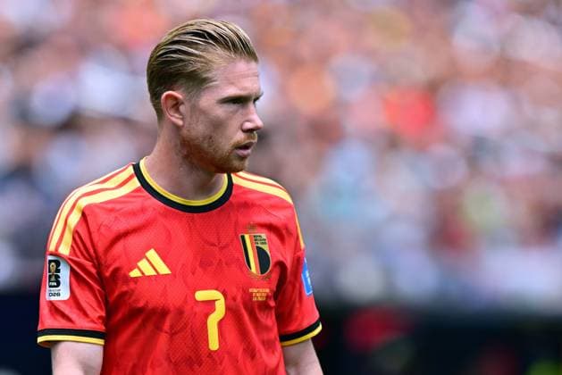 Belgium s Kevin De Bruyne pictured during a soccer game between Belgian national team, Nationalteam Red Devils and Iran, on Sunday 21 June 2026, at the SoFi stadium in Los Angeles, the second game in the group stage of the FIFA World Cup, WM, Weltmeisterschaft, Fussball 2026 in the United States of America. The Diables Rouges - Rode Duivels were drawn into Group G. DIRKxWAEM  x178646961x