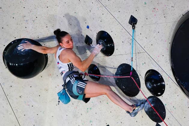 CLIMBING - World Climbing Series INNSBRUCK,AUSTRIA,21.JUN.26 - CLIMBING - World Climbing Series, lead. Image shows Rosa Rekar (SLO).  GEPAxpictures xMarkoxVulic