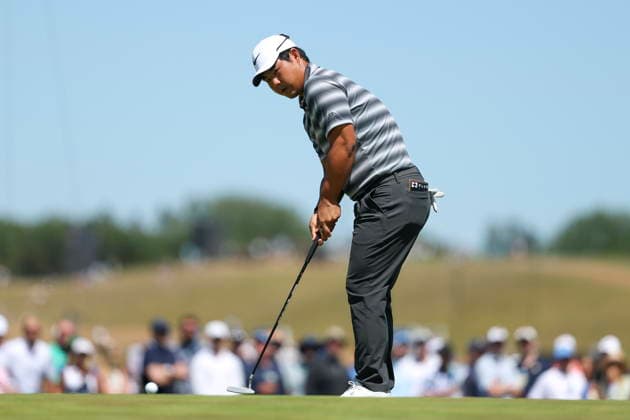 US Open Golf Championship - Round 4 Tom Kim of the Republic of Korea during the fourth round of the 2026 US Open golf tournament at the Shinnecock Hills Golf Club in Southampton, New York, USA, 21 June 2026. SOUTHAMPTON NEW YORK UNITED STATES  Copyright: xSARAHxYENESELx