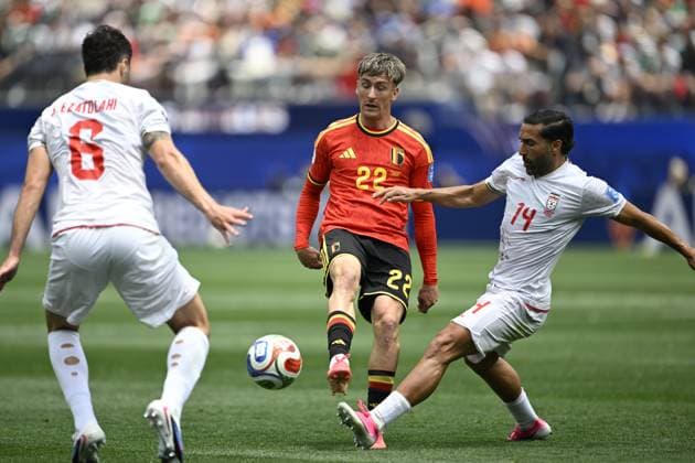 Football, 2026 FIFA World Cup, Belgium v Iran