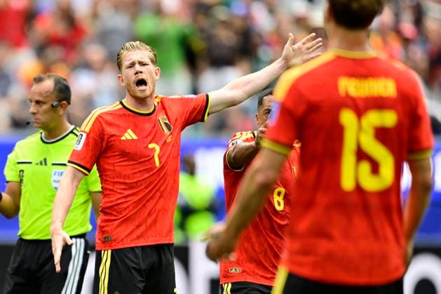 Belgium vs Iran - FIFA World Cup, WM, Weltmeisterschaft, Fussball 2026 LOS ANGELES, USA - JUNE 21 : De Bruyne Kevin forward of Belgium during the FIFA World Cup 2026 Group G match between Belgium and Iran at the SOFI STADIUM on June 21, 2026 in Los Angeles, USA, 21 06 2026 Los Angeles United States of America  Copyright: xJanxDexMeuleneirx