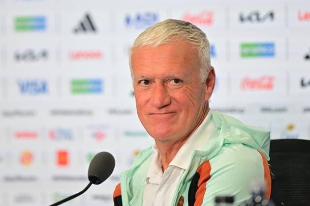 Philadelphia Stadium PHILADELPHIA (PA), 06 21 2026 - SPORTS WORLD CUP - FOOTBALL-FRANCE - Coach Didier Deschamps, during a press conference, PK, Pressekonferenz held in the Conference Room of Philadelphia Stadium, in Philadelphia, on the afternoon of Sunday, June 21. The team is preparing to face Iraq in the second round of Group I of the 2026 FIFA World Cup, WM, Weltmeisterschaft, Fussball (Photo: Eduardo Carmim Photo Premium SPP) 30930 (Eduardo Carmim SPP)  Copyright: xEduardoxCarmimx xSPPx spp-en-EdCa-eduardo_carmim_photo_premium_491394