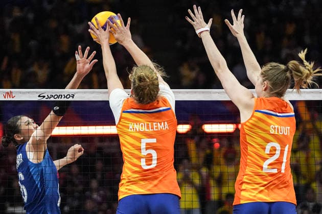 Volleyball, Women's, Nations League, Thailand v Netherlands