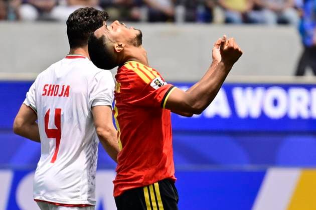 Belgium vs Iran - FIFA World Cup, WM, Weltmeisterschaft, Fussball 2026 LOS ANGELES, USA - JUNE 21 : Trossard Leandro forward of Belgium during the FIFA World Cup 2026 Group G match between Belgium and Iran at the SOFI STADIUM on June 21, 2026 in Los Angeles, USA, 21 06 2026 Los Angeles United States of America  Copyright: xJanxDexMeuleneirx