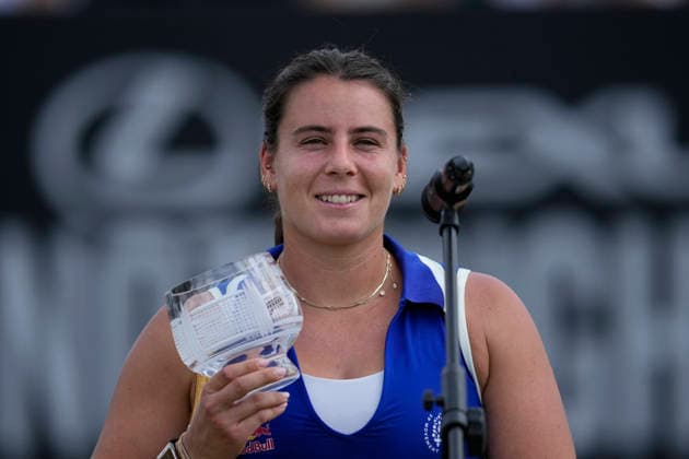 Lexus Nottingham Open - Day Seven Emma Navarro after the singles final match at the 2026 Lexus Nottingham Open Women s tennis tournament at the Nottingham Tennis Centre in Nottingham, England, on June 21, 2026. Nottingham Great Britain United Kingdom  Copyright: xOwenxHammondx originalFilename:hammond-2026lexu260621_npvht.jpg