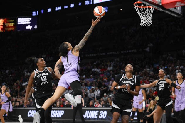 Basketball, WNBA, Las Vegas Aces – Golden State Valkyries