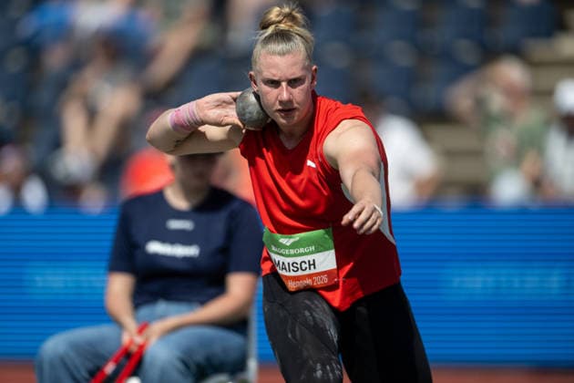 FBK Games 2026. Katharina Maisch from Germany competes in the Women s Shot Put during the FBK Games 2026 in Hengelo, Netherlands, on June 21, 2026. Hengelo Netherlands  Copyright: xAndyxAstfalckx originalFilename:astfalck-fbkgames260621_npAju.jpg