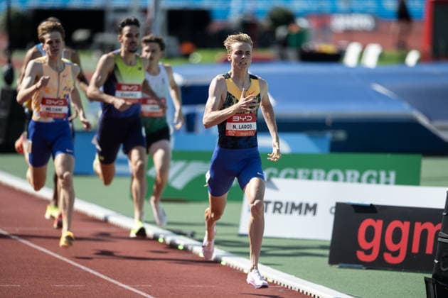 FBK Games 2026. Niels Laros from the Netherlands competes in the Men s 800m during the FBK Games 2026 in Hengelo, Netherlands, on June 21, 2026. Hengelo Netherlands  Copyright: xAndyxAstfalckx originalFilename:astfalck-fbkgames260621_npo6L.jpg