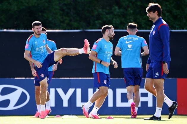 Alexandria, USA, 210626. Croatian national football team training at the training center of the World Cup base camp, located at the Episcopal Gymnasium. In the photo: Petar Sucic. Photo: Boris Kovacev CROPIX Copyright: xxBorisxKovacevx trening_hrvatska11-210626