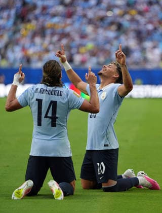 Lt Miami (Stati Uniti) 20 06 2026 - Mondiali di Calcio 2026 Uruguay-Capo Verde foto Luca Taddeo Image nella foto: esultanza gol Agustin Canobbio 