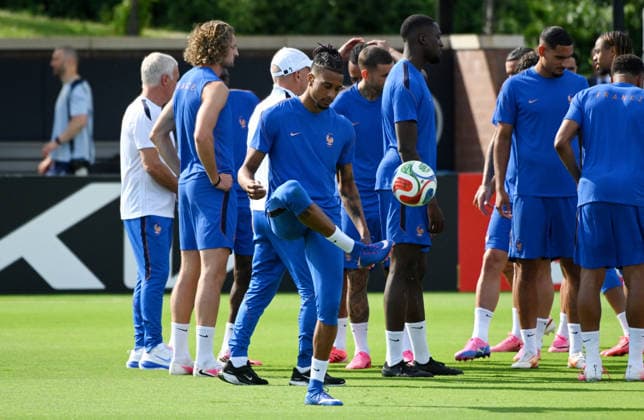 2026 World Cup - French national team, Nationalteam Training Session in Philadelphia Michael Olise of France during a training session of the French national team, at Philadelphia university on June 21, 2026 in Philadelphia, Pennsylvania. Photo by Olivier Douliery ABACAPRESS.COM Philadelphia Pennsylvania United States  Copyright: xDoulieryxOlivier ABACAx