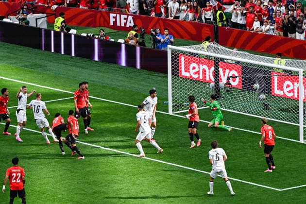 SOCCER NEW ZEALAND EGYPT WORLD CUP, Finn Surman of New Zealand scores a goal during the Group G match between New Zealand and Egypt as part of the FIFA 2026 World Cup at BC Place Vancouver, British Columbia, Canada, Monday, June 22, 2026. ( NO ARCHIVING, EDITORIAL USE ONLY, AUSTRALIA USE ONLY VANCOUVER BRITISH COLOMBIA CANADA  Copyright: xx 20260622135447472390