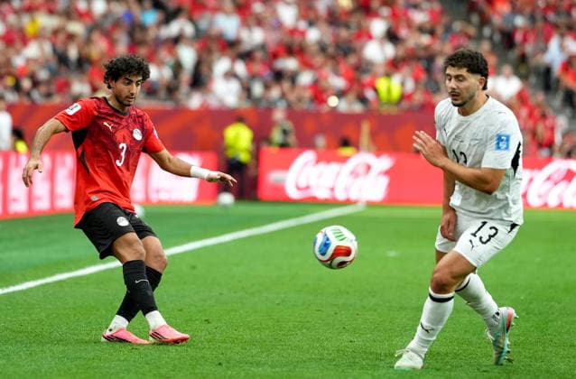 New Zealand v Egypt - FIFA World Cup, WM, Weltmeisterschaft, Fussball 2026 - Group G VANCOUVER, CANADA - JUNE 21: Mohamed Hany (3) of Egypt in action against Liberato Cacace (13) of New Zealand during the 2026 FIFA World Cup Group G match between New Zealand and Egypt at BC Place Stadium in Vancouver, Canada, on June 21, 2026. Ercin Erturk Anadolu British Columbia Canada. Editorial use only. Please get in touch for any other usage.  Copyright: x2026xAnadoluxErcinxErturkx