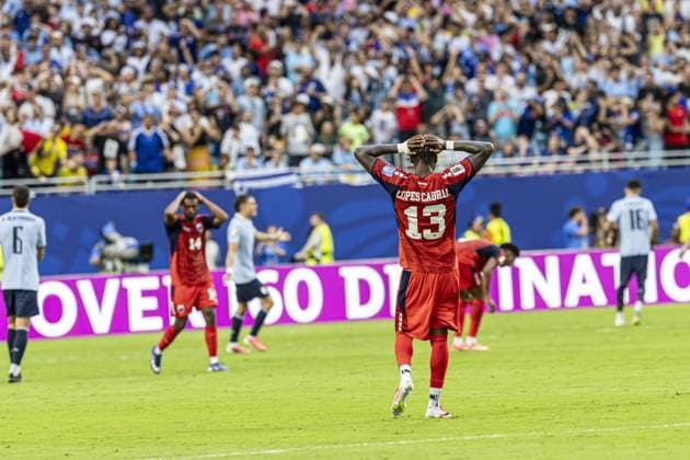 RECORD DATE NOT STATED Match between Uruguay and Cape Verde for the 2026 World Cup. Miami (FL), 06 21 2026 Football Uruguay vs Cape Verde FIFA World Cup, WM, Weltmeisterschaft, Fussball 2026 Sidny Lopes Cabral at the match between Uruguay and Cape Verde, valid for the second round of Group H of the FIFA World Cup 2026, held at Hard Rock Stadium in Miami, United States, on Sunday, June 21, 2026.(Foto: Pedro Paulo Diaz Thenews2 imago images) SPO  Copyright: xPedroxPauloxDiazx