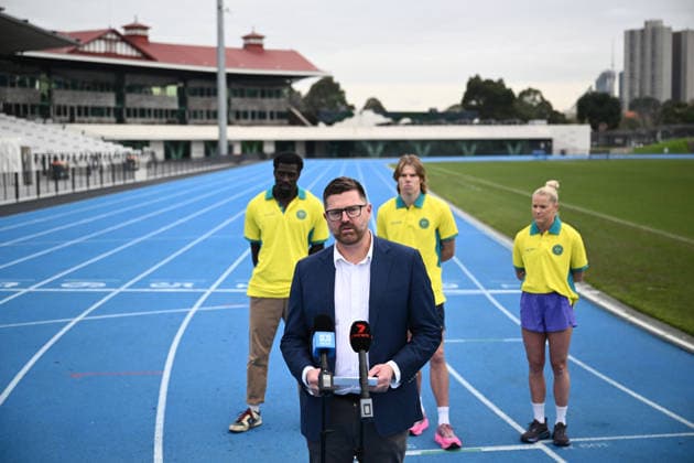 ATHLETICS TEAM GLASGOW 2026, Australian Athletics General Manager -High Performance Andrew Faichney during the announcement of the Australia Athletics team to compete at the Glasgow 2026 Commonwealth Games, at Lakeside Stadium, Melbourne, Monday, June 22, 2026. ( NO ARCHIVING MELBOURNE VICTORIA AUSTRALIA  Copyright: xJOELxCARRETTx 20260622142914567068
