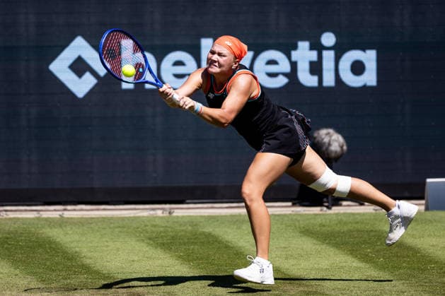 BAD HOMBURG, GERMANY - JUNE 22: Diana Shnaider during the Bad Homburg Open powered by Solarwatt Singles match between Clara Tauson (DEN) vs Diana Shnaider at Kurpark Bad Homburg on June 22, 2026 in Bad Homburg, Germany. Hessen Germany Copyright: xSteffiexWunderlx