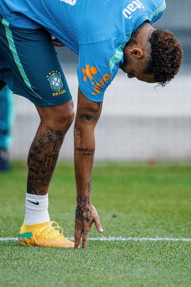 Treino da Seleção Brasileira NOVA JERSEY, NJ - 22.06.2026: TREINO DA SELEcaO BRASILEIRA - Neymar Jr. during a training session with the Brazilian national team, Nationalteam at the New York Red Bulls training center in Morristown, New Jersey, United States. The Brazilian team will face Scotland on Wednesday in the third round of Group C of the 2026 FIFA World Cup, WM, Weltmeisterschaft, Fussball (Photo: Marcelo Machado de Melo Fotoarena) x2967351x  MarceloxMachadoxdexMelo