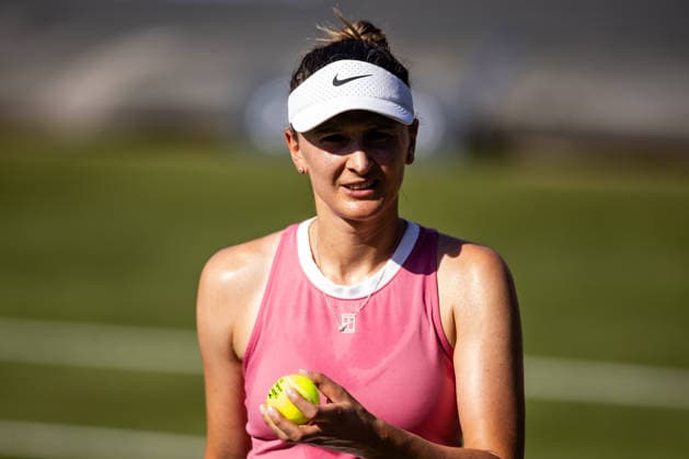 BAD HOMBURG, GERMANY - JUNE 22: Irina-Camelia Begu (ROU) during the Bad Homburg Open powered by Solarwatt Singles match between Venus Williams (USA) vs Irina-Camelia Begu (ROU) at Kurpark Bad Homburg on June 22, 2026 in Bad Homburg, Germany. Hessen Germany Copyright: xSteffiexWunderlx