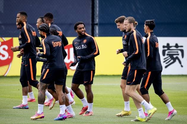 KANSAS CITY - Quinten Timber (m) of the Netherlands during a training session of the Dutch national team, Nationalteam at the KC Current Training Facility, on June 22, 2026, in Kansas City. The Dutch team is preparing for the match against Tunisia during the FIFA World Cup, WM, Weltmeisterschaft, Fussball ROBIN VAN LONKHUIJSEN ANP xVIxANPxSportx xxANPxIVx 561670345 originalFilename: 561670345.jpg