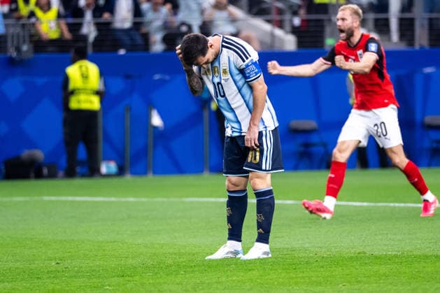 260622 Lionel Messi of Argentina looks dejected during the FIFA World Cup, WM, Weltmeisterschaft, Fussball 2026 football match between Argentina and Austria on June 22, 2026 in Dallas. Photo: Ludvig Thunman BILDBYRAN kod LT LT0807 fotboll football soccer fotball vm fotbolls-vm fotball-vm fotbolls-vm 2026 fifa world cup 2026 day 12 bbeng depp *** June 22, 2026  Copyright: LUDVIGxTHUNMAN BB260622LT048