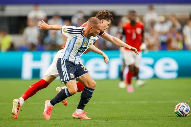 DALLAS, 22-06-2026, Dallas AT&T Stadium, World Cup 2026 Match between Argentina and Austria. Picture shows Argentina player Alexis Mac Allister Argentina - Austria (World Cup 2026)  x204557618x Copyright: