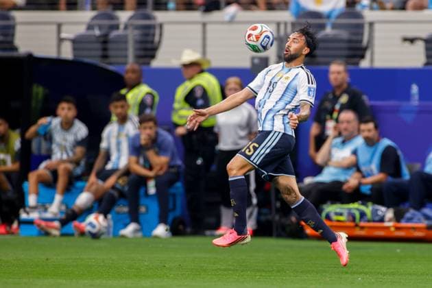 DALLAS, 22-06-2026, Dallas AT&T Stadium, World Cup 2026 Match between Argentina and Austria. Picture shows Argentina player Nico Gonzalez Argentina - Austria (World Cup 2026)  x204559541x Copyright: