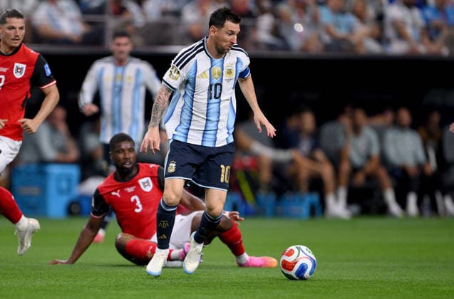 Fussball FIFA WM 2026 Vorrunde Gruppe J in Dallas Argentinien - Oesterreich 22.06.2026 Lionel Messi (Argentinien) *** Soccer