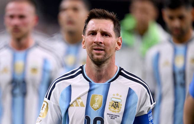 Fussball FIFA WM 2026 Vorrunde Gruppe J in Dallas Argentinien - Oesterreich 22.06.2026 Lionel Messi (Argentinien) *** Soccer