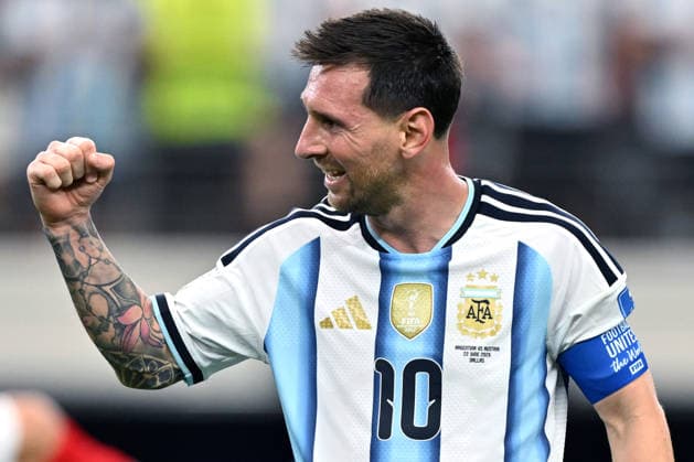Gc Arlington (Stati Uniti) 22 06 2026 - Mondiali di Calcio 2026 Argentina-Austria foto Giacomo Cosua Image nella foto: esultanza gol Lionel Messi 