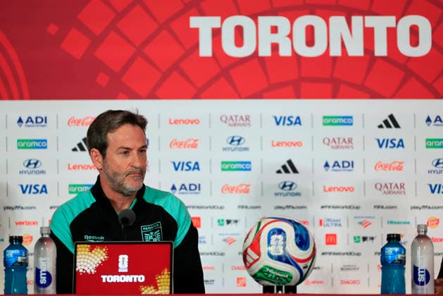 Panama s head coach Thomas Christiensen attends a presser in Toronto, Canada, 22 June 2026. Panama s presser !ACHTUNG: NUR REDAKTIONELLE NUTZUNG!  Copyright: xBienvenidoxVelascox GRAF3566 20260622-55020677339_1