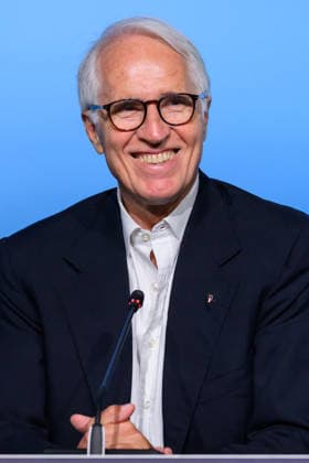 The newly elected President of the Italian Football Federation (FIGC), Giovanni Malago, gives a press conference, PK, Pressekonferenz after his election at Cavalieri Waldorf Astoria Hotel in Roma (Italy), June 22, 2026. AndreaxStaccioli