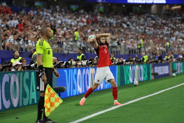 SOCCER - FIFA World Cup, WM, Weltmeisterschaft, Fussball 2026 ARLINGTON,TEXAS,USA,22.JUN.26 - SOCCER - FIFA World Cup 2026, group stage, Argentina vs Austria. Image shows Stefan Posch (AUT).  GEPAxpictures xStevenxDinberg