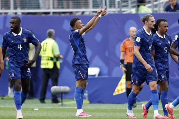 PHILADELPHIA - Kylian Mbappe of France celebrates the 1-0 during the FIFA 2026 World Cup Group I match between France and Iraq at the Philadelphia Stadium on June 22, 2026, in Philadelphia, United States. MAURICE VAN STEEN ANP FIFA World Cup, WM, Weltmeisterschaft, Fussball 2026 2026 xVIxANPxSportx xMauricexvanxSteenxIVx 561692133 originalFilename: 561692133.jpg