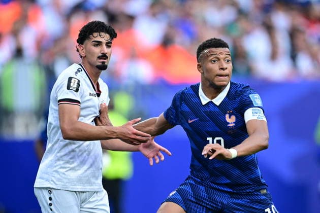France v Iraq - FIFA World Cup, WM, Weltmeisterschaft, Fussball 2026 - Group I PHILADELPHIA, UNITED STATES - JUNE 22: Kylian Mbappe (10) of France in action during the 2026 FIFA World Cup First Stage Group I match between France and Iraq at Lincoln Financial Field (Philadelphia Stadium) in Philadelphia, Pennsylvania, United States on June 22, 2026. Abdulhamid Hosbas Anadolu Pennsylvania United States. Editorial use only. Please get in touch for any other usage.  Copyright: x2026xAnadoluxAbdulhamidxHosbasx