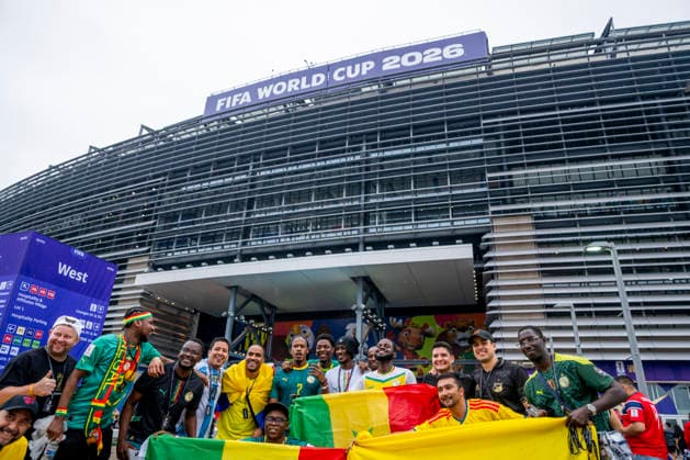 260622 Supporters of Senegal arrive ahead of the FIFA World Cup, WM, Weltmeisterschaft, Fussball 2026 group stage football match between Norway and Senegal on June 22, 2026 in New Jersey. Photo: Jon Olav Nesvold BILDBYRAN COP 217 VG0963 bbeng fotboll football soccer fotball vm fotbolls-vm fotball-vm fotbolls-vm 2026 fifa world cup 2026 new york norge norway senegal publik fans *** June 22, 2026  Copyright: JONxOLAVxNESVOLD BB260622JE006