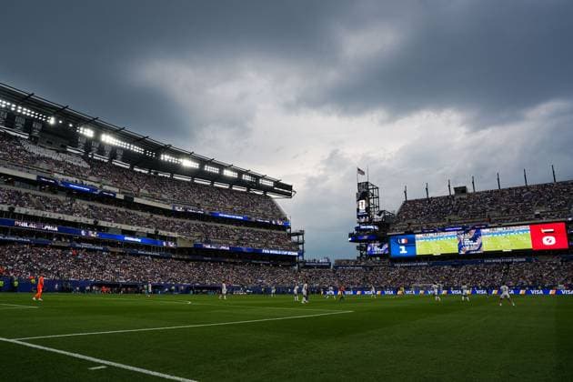 General view of the Philadelphia Stadium during play France v Iraq, 2026 FIFA World Cup, WM, Weltmeisterschaft, Fussball Group I, Football, Philadelphia Stadium, Philadelphia, Pennsylvania, USA - 22 Jun 2026Philadelphia Philadelphia Stadium Pennsylvania (PA) United States of America  Copyright: xIsmaelxAdnan Shutterstockx 16950632br