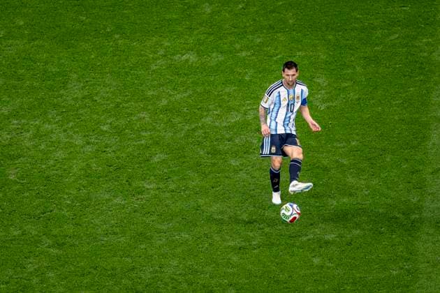 DALLAS - Lionel Messi of Argentina during the 2026 World Cup at AT&T Stadium on June 22, 2026, in Dallas, United States. (Photo by Stefan Koops EYE4IMAGES DeFodi Images) - *** DALLAS