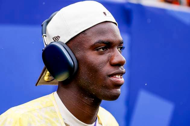 Assane Diao of Senegal looks on Norway v Senegal, Group I - FIFA World Cup, WM, Weltmeisterschaft, Fussball 2026, Norway v Senegal, New York New Jersey Stadium, June 22, 2026, East Rutherford, United States.