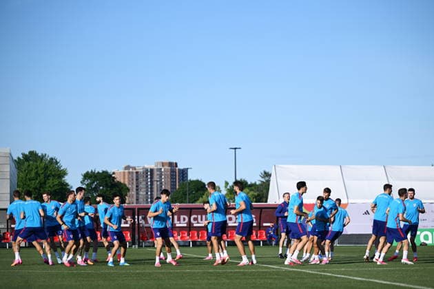 Toronto, 220626. The last training session of the Croatian football team at Centennial Park before the match with Panama. In the photo: training. Photo: Boris Kovacev CROPIX Copyright: xxBorisxKovacevx hrvatska_trening4-220626