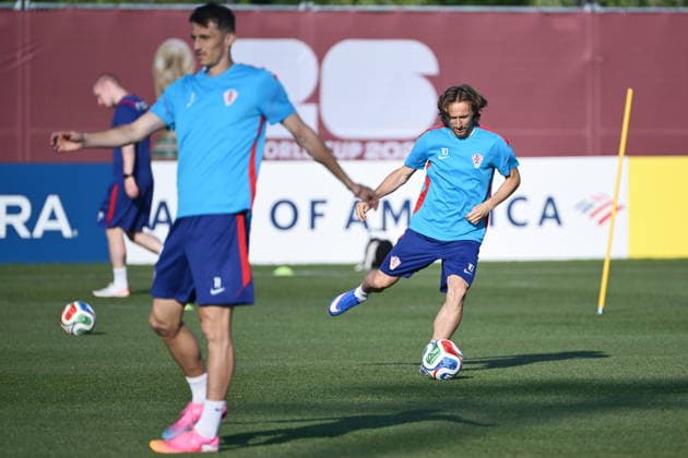 Toronto, 220626. The last training session of the Croatian football team at Centennial Park before the match with Panama. In the photo: Luka Modric. Photo: Boris Kovacev CROPIX Copyright: xxBorisxKovacevx hrvatska_trening12-220626