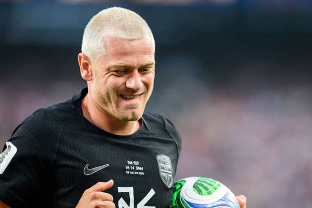 260622 Julian Ryerson of Norway during the FIFA World Cup, WM, Weltmeisterschaft, Fussball 2026 group stage football match between Norway and Senegal on June 22, 2026 in New Jersey. Photo: Vegard Grott BILDBYRAN kod VG VG0963 bbeng fotboll football soccer fotball vm fotbolls-vm fotball-vm fotbolls-vm 2026 fifa world cup 2026 new york norge norway senegal *** June 22, 2026  Copyright: VEGARDxGRoTT BB260622VG031
