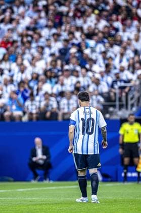 RECORD DATE NOT STATED The match between Argentina and Austria will determine the leader of Group J at Dallas Stadium in the 2026 World Cup. Arlington (TX), 06 22 2026 - sports football world cup Argentina Austria USA Argentina player Lionel Messi in a match between Argentina and Austria, valid for the second round of Group J of the 2026 World Cup, played at Dallas Stadium, in Arlington, Texas, this Monday (22).(Foto: Pedro Paulo Diaz Thenews2 imago images) SPO  Copyright: xPedroxPauloxDiazx