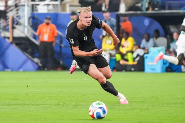 Erling Haaland (Norwegen, Norway, 9) - New York 22.06.2026: Norwegen vs. Senegal, MetLife Stadium, World Cup 26 Gruppe I, 2. Spieltag *** Erling Haaland, Norway, June 22, 2026, Norway vs. Senegal, MetLife Stadium, World Cup 26, Group I, Matchday 2,detected_source_language