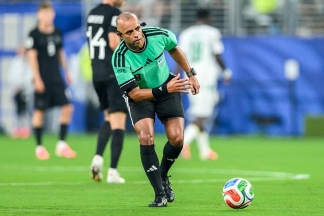260622 Referee Wilton Sampaio during the FIFA World Cup, WM, Weltmeisterschaft, Fussball 2026 group stage football match between Norway and Senegal on June 22, 2026 in New Jersey. Photo: Jon Olav Nesvold BILDBYRAN COP 217 VG0963 bbeng fotboll football soccer fotball vm fotbolls-vm fotball-vm fotbolls-vm 2026 fifa world cup 2026 new york norge norway senegal *** June 22, 2026  Copyright: JONxOLAVxNESVOLD BB260622JE028