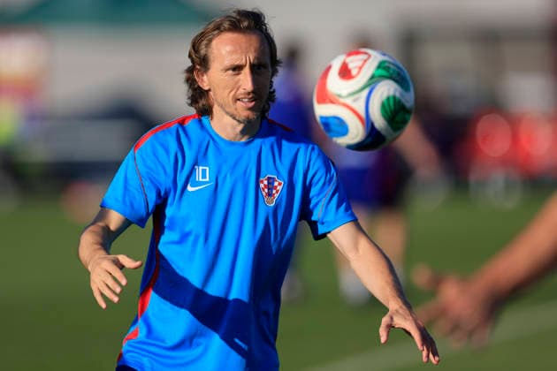Luka Modric of Croatia trains at Centennial Park in Toronto, Canada, 22 June 2026. Croatia national team, Nationalteam Training in Toronto !ACHTUNG: NUR REDAKTIONELLE NUTZUNG!  Copyright: xBienvenidoxVelascox GR2053 20260623-55020678861_1