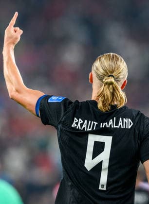 260622 Erling Braut Haaland of Norway celebrates after scoring 1-0 during the FIFA World Cup, WM, Weltmeisterschaft, Fussball 2026 group stage football match between Norway and Senegal on June 22, 2026 in New Jersey. Photo: Vegard Grott BILDBYRAN kod VG VG0963 bbeng fotboll football soccer fotball vm fotbolls-vm fotball-vm fotbolls-vm 2026 fifa world cup 2026 new york norge norway senegal jubel *** June 22, 2026  Copyright: VEGARDxGRoTT BB260622VG069